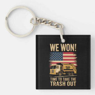 Porte-clefs Trump 2024 Nous avons gagné Victoire Investiture 2