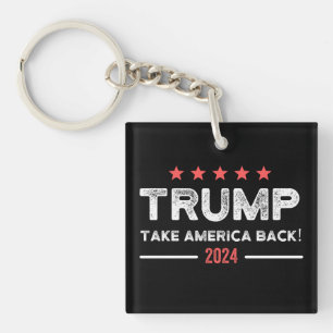 Porte-clefs Trump 2024 : Reprendre l'Amérique