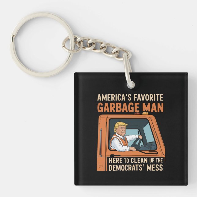 Porte-clefs Trump 45 47 États-Unis (Devant)