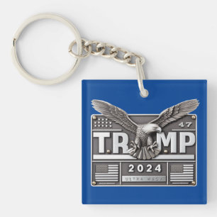 Porte-clefs TRUMP 47 2024 avec aigle