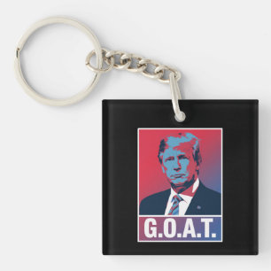 Porte-clefs Trump GOAT Élection 2024 Républicain Vintage