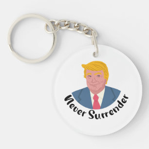 Porte-clefs Trump Mushot ne se rend jamais