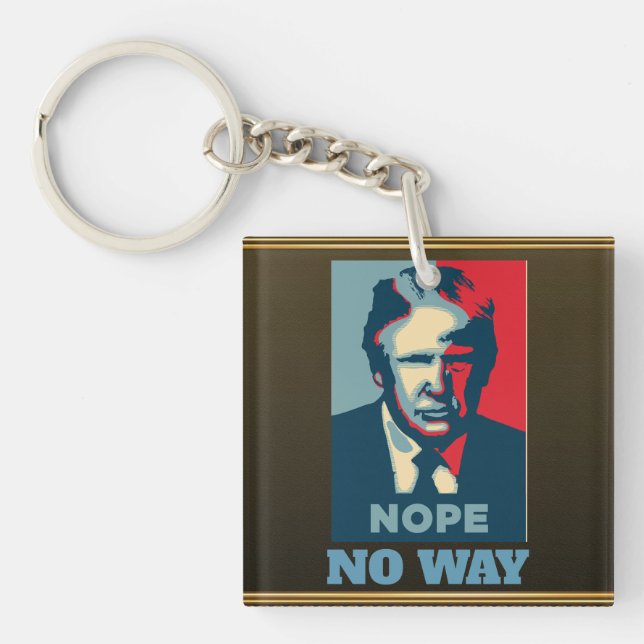 Porte-clefs Trump n'est pas un Porte - clé (Devant)