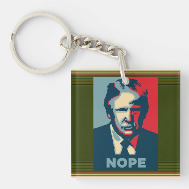 Porte-clefs Trump Nope Porte - clé (Devant)
