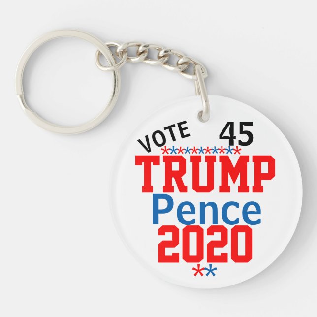 Porte-clefs Trump Pence 2020 (Devant)