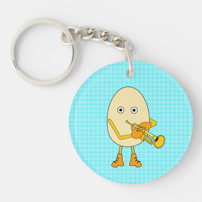 Porte-clefs Trumpet Egghead (Devant)