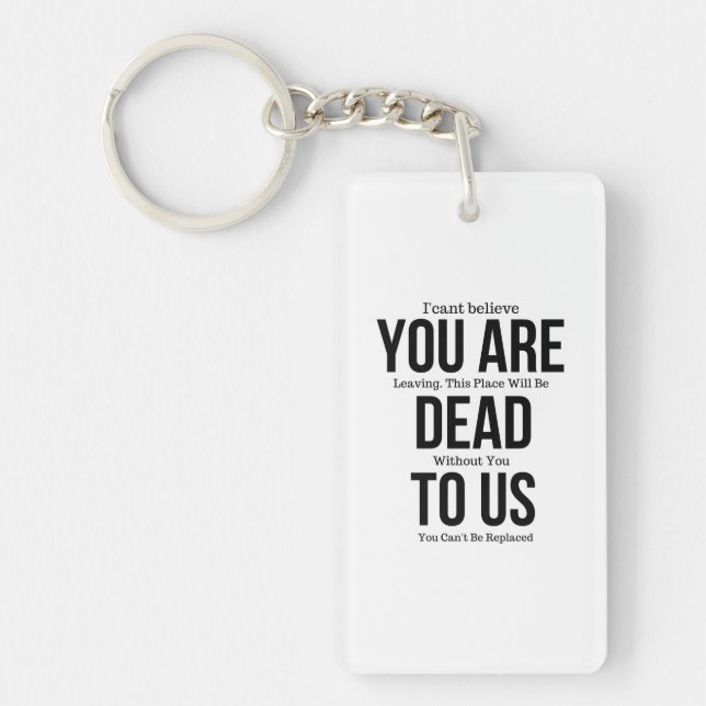 Porte-clefs Tu es mort pour nous maintenant Magnet (Devant)