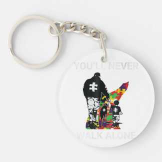 Porte-clefs Tu ne loueras jamais seul t-shirt pour enfants, ca