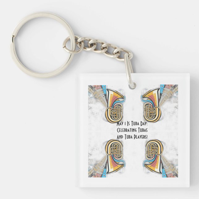Porte-clefs Tuba Day 3 mai (Devant)