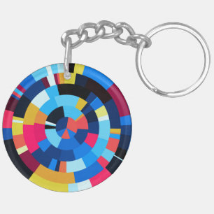 Porte-clefs Tuiles radiales