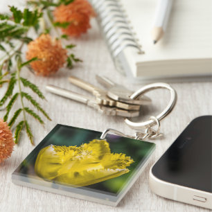 Porte-clefs Tulipe jaune