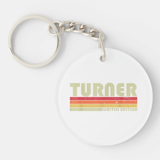Porte-clefs TURNER Drôle de titre de profession d'anniversaire (Devant)