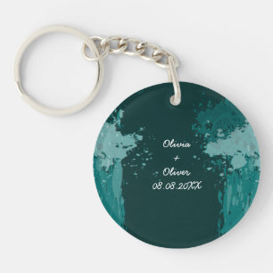 Porte-clefs Turquoise Vert Porte - clé Mariage Faveur