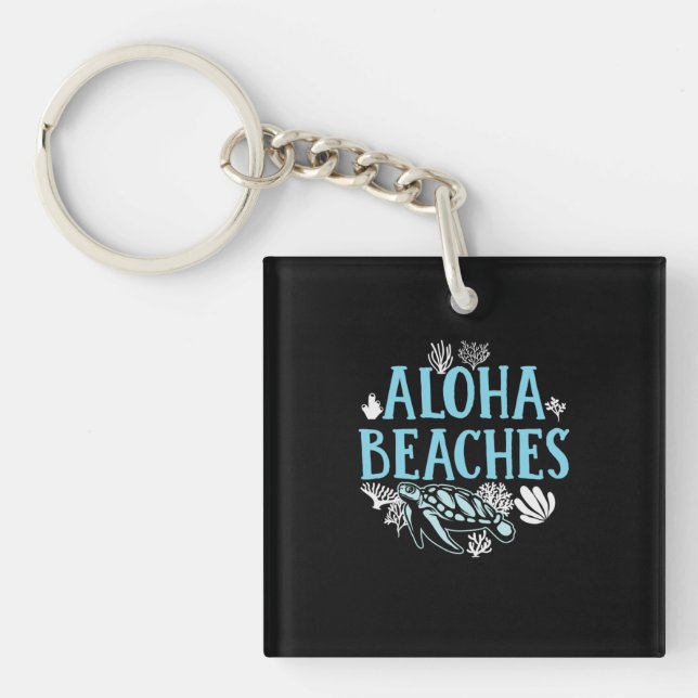 Porte-clefs Turtle Lover | Plages Aloha (Devant)