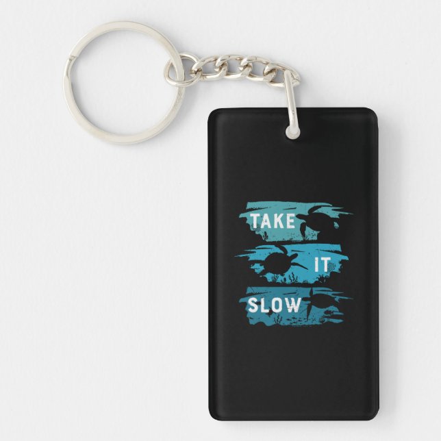 Porte-clefs Turtle Lover | Prendre Le Lent (Devant)