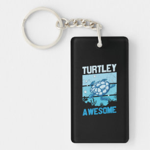 Porte-clefs Turtle Lover Turtley Awesome