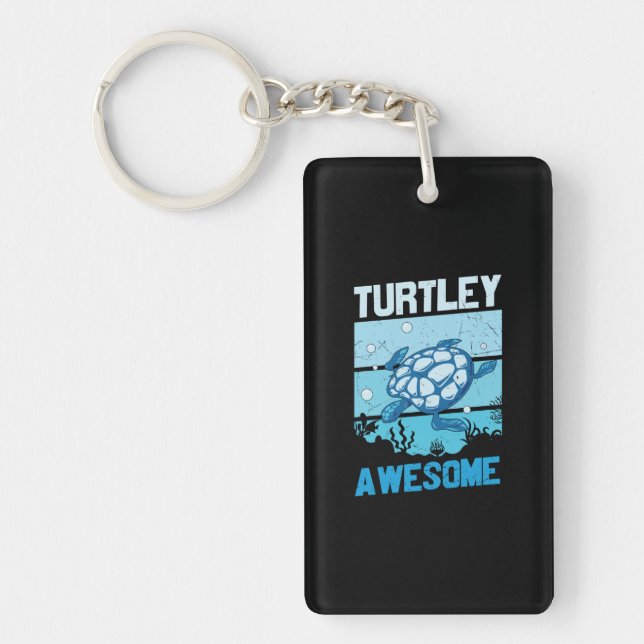 Porte-clefs Turtle Lover | Turtley Awesome (Devant)