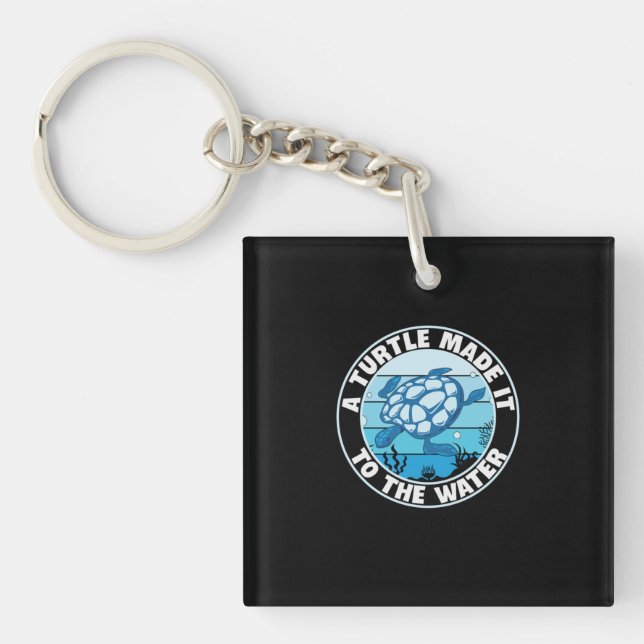 Porte-clefs Turtle Lover | Une Tortue L'A Fait (Devant)