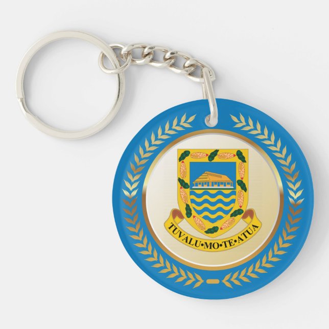 Porte-clefs Tuvalu Armoiries (Devant)