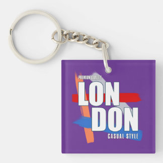 Porte-clefs Typographie de Londres