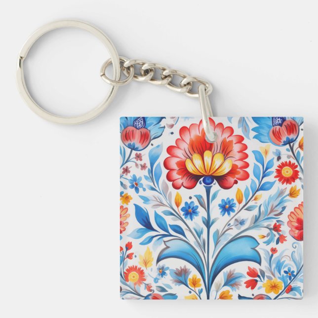 Porte-clefs Ukrainian folk art. (Devant)