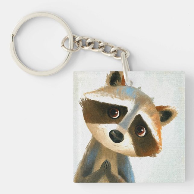 Porte-clefs Un ami de la forêt douce (Devant)