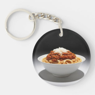 Porte-clefs Un bol de Spaghetti Bologne