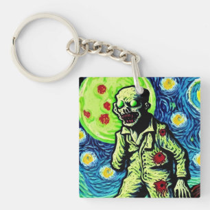 Porte-clefs un bras Zombie Starry Night