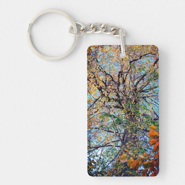 Porte-clefs Un changement aux feuille (Devant)