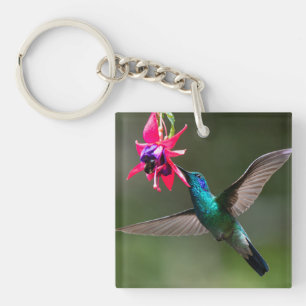 Porte-clefs Un colibri à gorge violette mineur