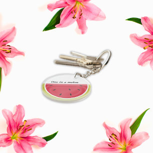 Porte-clefs Un Dans Une Tranchée De Pâturage De Melon