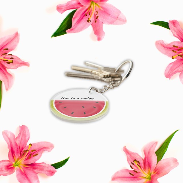 Porte-clefs Un Dans Une Tranchée De Pâturage De Melon (Créateur téléchargé)