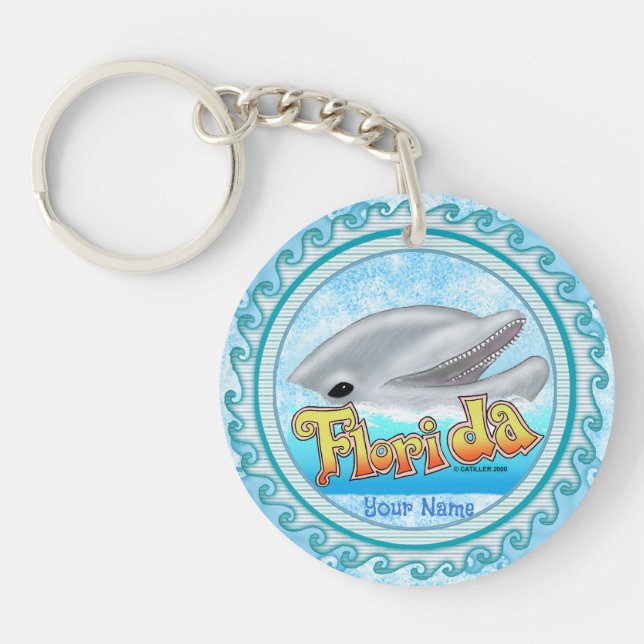 Porte-clefs Un dauphin de Floride (Devant)