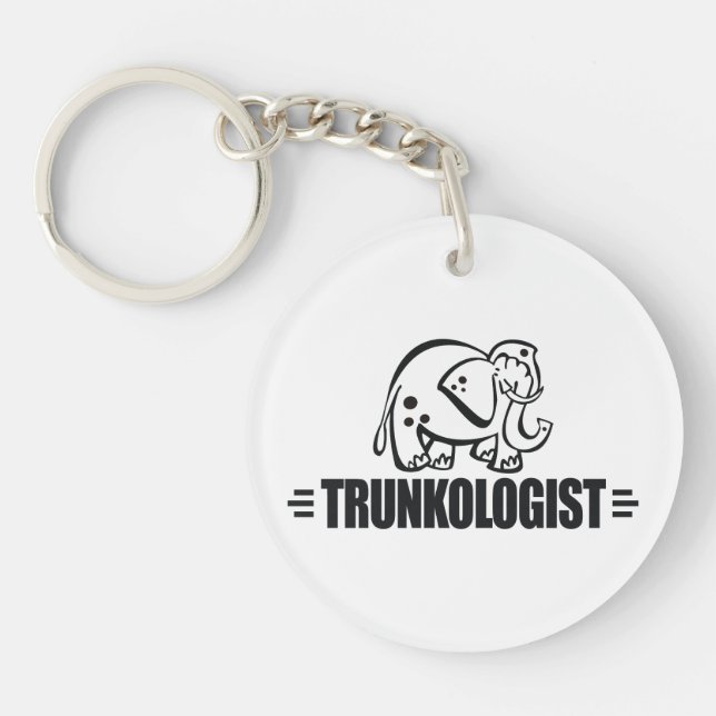 Porte-clefs Un éléphant drôle (Devant)