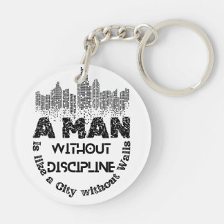 Porte-clefs Un homme sans discipline Porte - clé acrylique