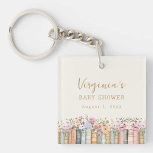 Porte-clefs Un nouveau Baby shower de livres de chapitre