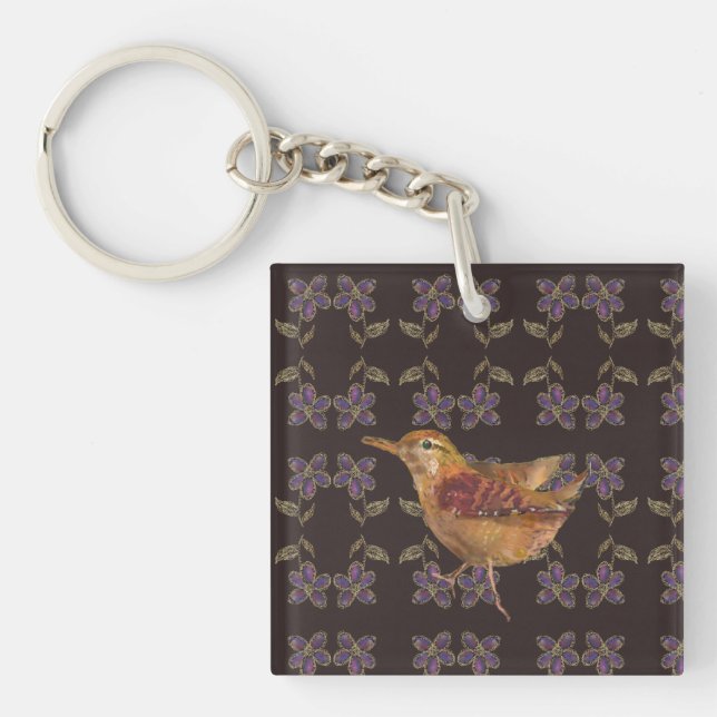 Porte-clefs Un oiseau mignon (Devant)