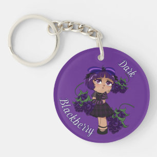 Porte-clefs Un Porte - clé Customisé avec un mignon Blackberry