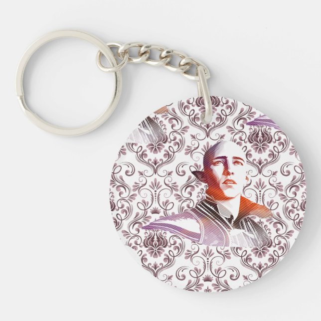 Porte-clefs Un Porte - clé loup optimiste (Devant)