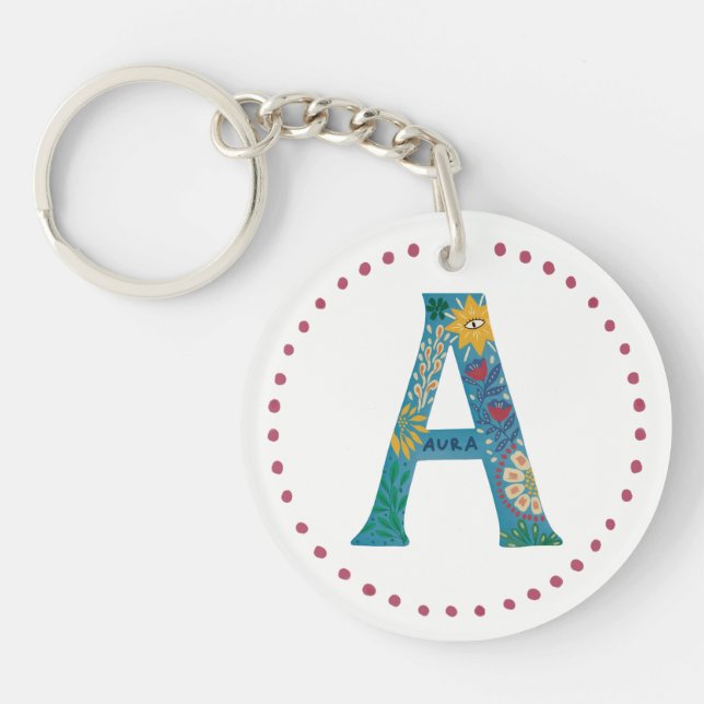 Porte-clefs Un Porte - clé Monogram - Aura Edition (Devant)