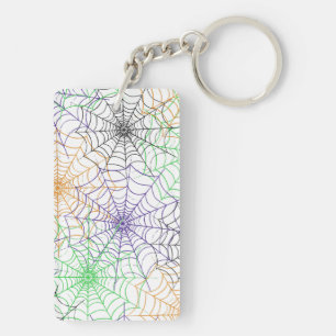 Porte-clefs Un simple Motif Web d'Halloween Spider