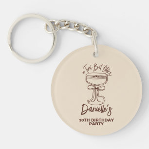 Porte-clefs Un Tini Bit plus vieux Espresso Martini 30e annive