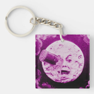 Porte-clefs Un voyage à la lune ou à la La Lune de dans de L