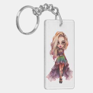 Porte-clefs Une collection de designs Halloween pour jolie fil
