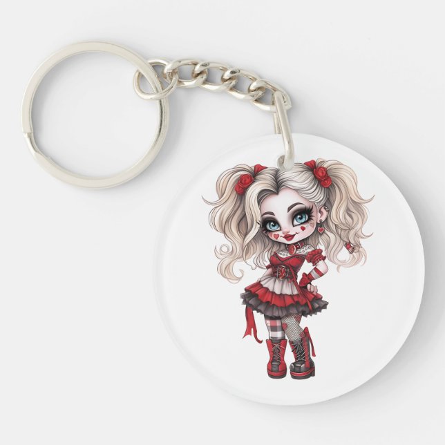 Porte-clefs Une collection de designs Halloween pour jolie fil (Devant)