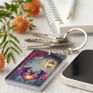 Porte-clefs Une invitation au clair de lune – L'amour fait tou