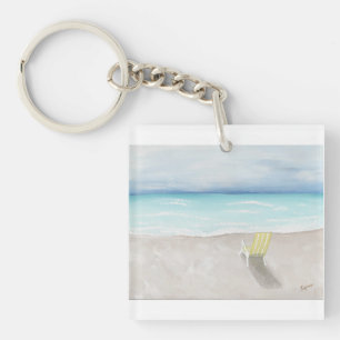 Porte-clefs Une journée à la plage
