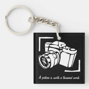 Porte-clefs Une photo vaut mille mots photographe