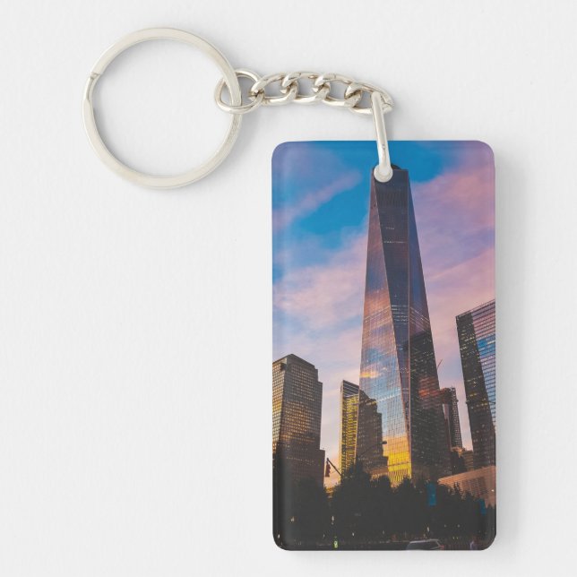 Porte-clefs Une tour du monde Landmark 1 World Trade Centre Pl (Devant)