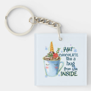 Porte-clefs Unicorne au chocolat chaud Cosy Unicorn Winter